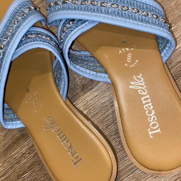 Toscanella Italy Blue Flats (NEVER WORN) - Picture 6 of 7